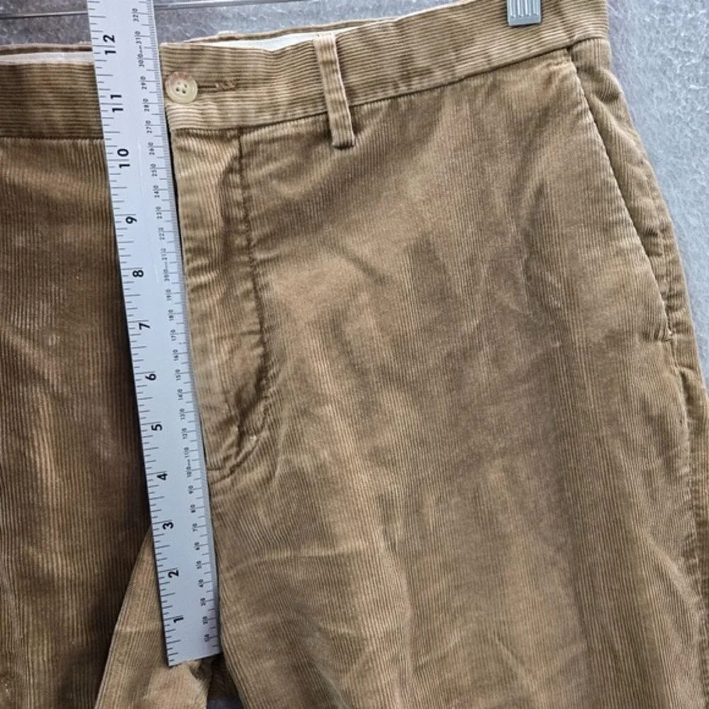Polo Ralph Lauren Men Pants 36x28 Brown Corduroy Chino Straight‎ Stretch Classic